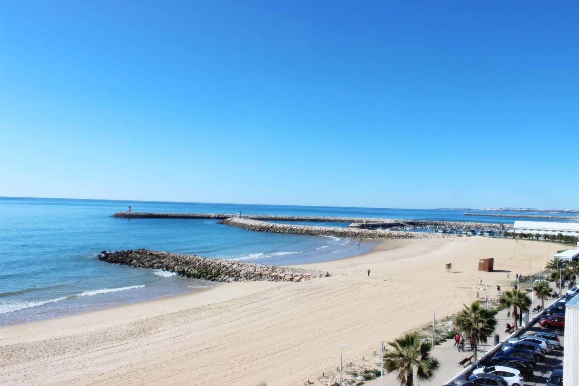 Quarteira Mar - Beach Front Eksteriør billede